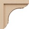 Ekena Millwork 5"W x 10"D x 10"H Classic Warren Rough Cedar Woodgrain TimberThane Corbel, Primed Tan CORUR05X10X10WARRCPR - alternate 5